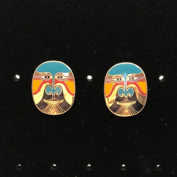 Laurel Burch Eiko Vintage Stud Earrings - Picture 7 of 8